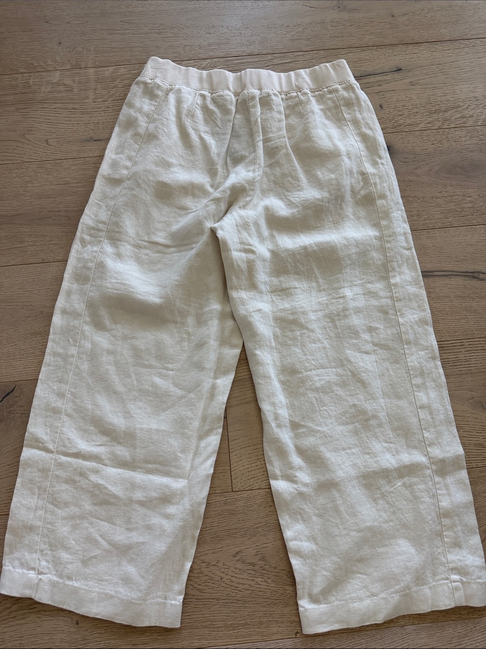 J. Jill Linen Pants Crop Wide Leg Love Linen Women's Size Small Pull On - Picture 2 of 4
